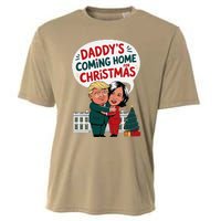 DaddyS Coming Home For Christmas ILl Be Home Trump Xmas Cooling Performance Crew T-Shirt