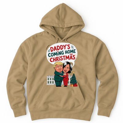 DaddyS Coming Home For Christmas ILl Be Home Trump Xmas Hoodie