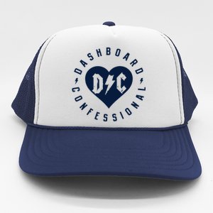 Dashboard Confessional Heart Badge Trucker Hat