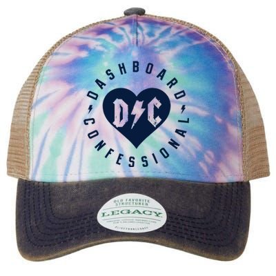 Dashboard Confessional Heart Badge Legacy Tie Dye Trucker Hat