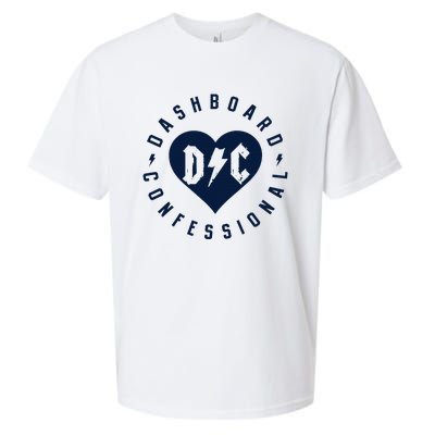 Dashboard Confessional Heart Badge Sueded Cloud Jersey T-Shirt