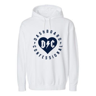 Dashboard Confessional Heart Badge Garment-Dyed Fleece Hoodie