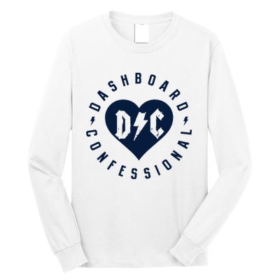 Dashboard Confessional Heart Badge Long Sleeve Shirt