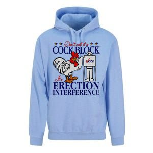 DonT Call It A Cock Block. ItS Erection Interference. Unisex Surf Hoodie