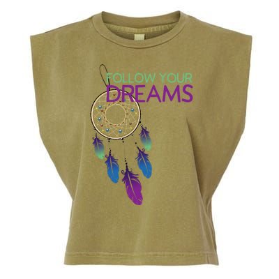 Dream Catcher I Pursuit Of Happiness Garment-Dyed Women's Muscle Tee