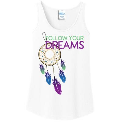 Dream Catcher I Pursuit Of Happiness Ladies Essential Tank