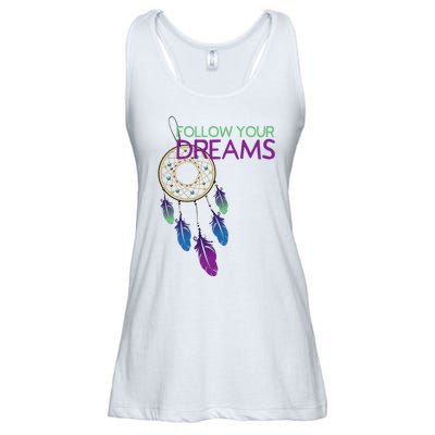 Dream Catcher I Pursuit Of Happiness Ladies Essential Flowy Tank