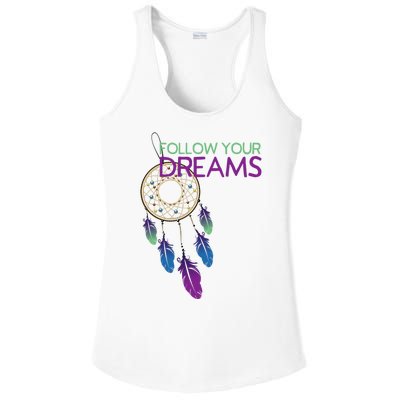 Dream Catcher I Pursuit Of Happiness Ladies PosiCharge Competitor Racerback Tank