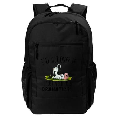 Dairy Cow ILl Get Over It I Just Need To Be Dramatic First Daily Commute Backpack