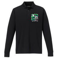 D C I Love Go Go Music Gift For Kids And Adults Performance Long Sleeve Polo