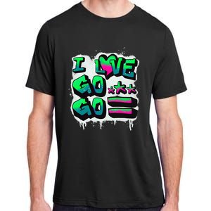 D C I Love Go Go Music Gift For Kids And Adults Adult ChromaSoft Performance T-Shirt