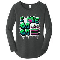 D C I Love Go Go Music Gift For Kids And Adults Women's Perfect Tri Tunic Long Sleeve Shirt