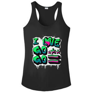 D C I Love Go Go Music Gift For Kids And Adults Ladies PosiCharge Competitor Racerback Tank