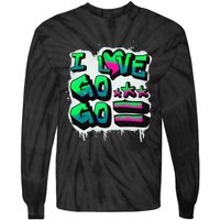 D C I Love Go Go Music Gift For Kids And Adults Tie-Dye Long Sleeve Shirt