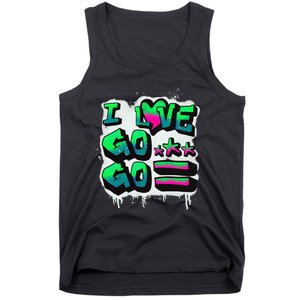 D C I Love Go Go Music Gift For Kids And Adults Tank Top