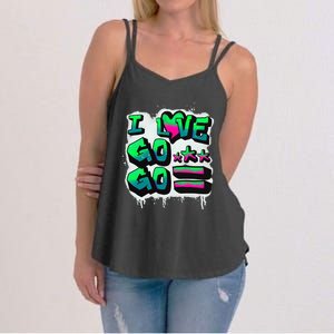 D C I Love Go Go Music Gift For Kids And Adults Women's Strappy Tank