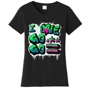 D C I Love Go Go Music Gift For Kids And Adults Women's T-Shirt