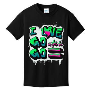 D C I Love Go Go Music Gift For Kids And Adults Kids T-Shirt