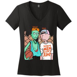 Doug Can&39;T Jump Women's V-Neck T-Shirt