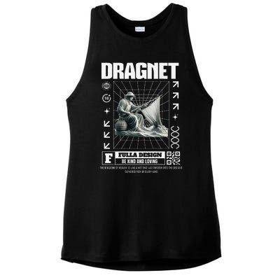 Dragnet Christian Jesus Streetware Pastor Ladies PosiCharge Tri-Blend Wicking Tank