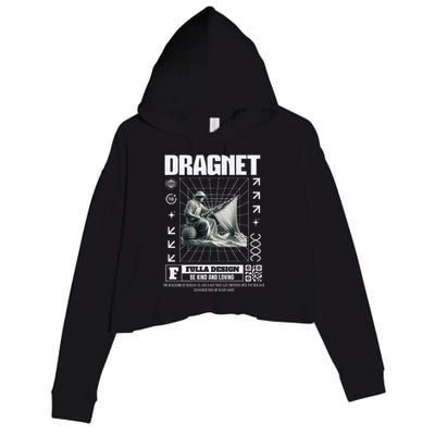 Dragnet Christian Jesus Streetware Pastor Crop Fleece Hoodie