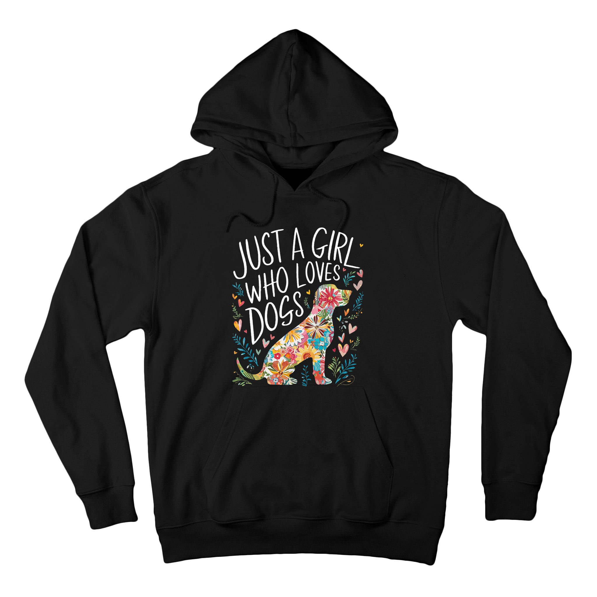 Dog Cute Just A Girl Who Loves Dogs Tall Hoodie
