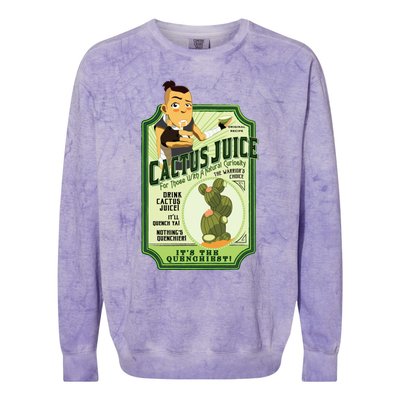 Drink Cactus Juice Colorblast Crewneck Sweatshirt