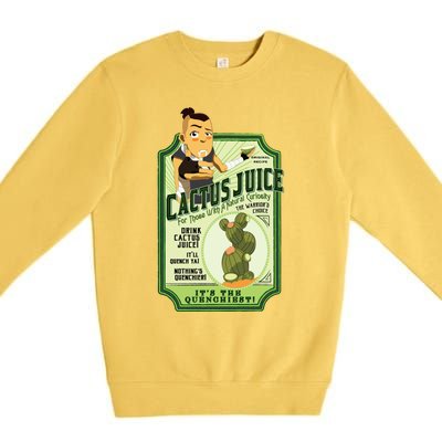 Drink Cactus Juice Premium Crewneck Sweatshirt