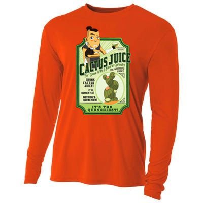 Drink Cactus Juice Cooling Performance Long Sleeve Crew