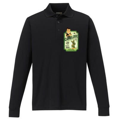 Drink Cactus Juice Performance Long Sleeve Polo