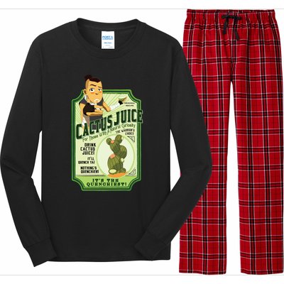 Drink Cactus Juice Long Sleeve Pajama Set