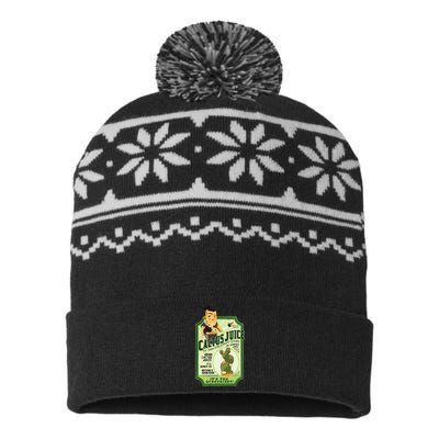 Drink Cactus Juice USA-Made Snowflake Beanie