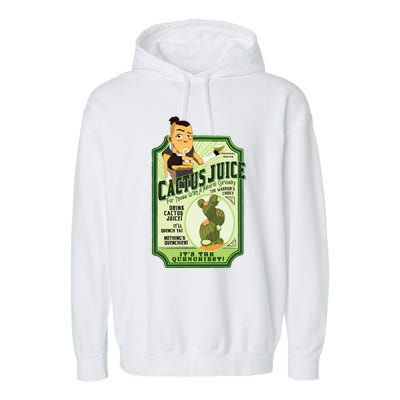 Drink Cactus Juice Garment-Dyed Fleece Hoodie