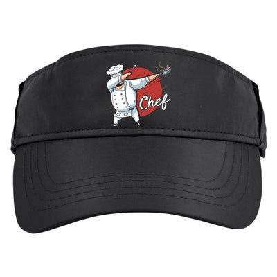 Dabbing Chef Japan Flag Chef Cook Cool Gift Adult Drive Performance Visor