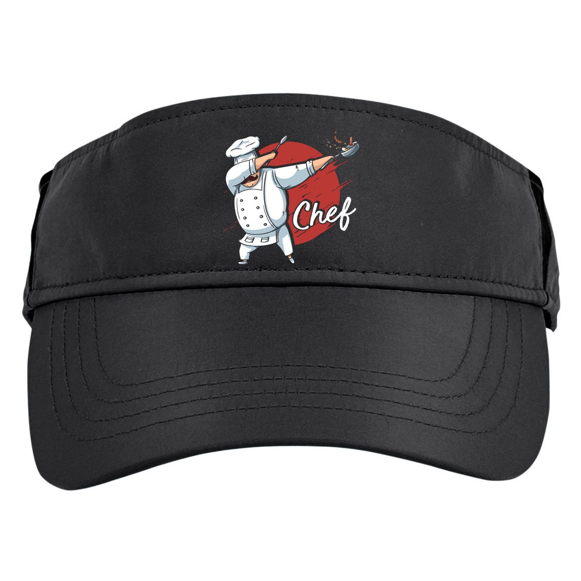 Dabbing Chef Japan Flag Chef Cook Cool Gift Adult Drive Performance Visor