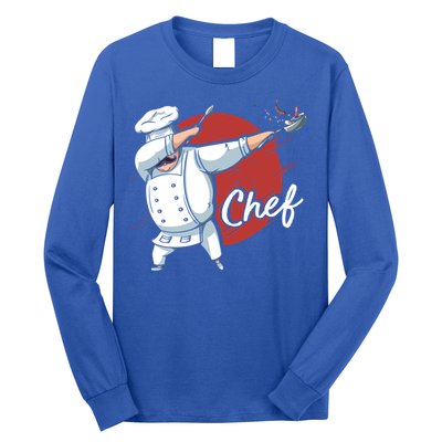 Dabbing Chef Japan Flag Chef Cook Cool Gift Long Sleeve Shirt