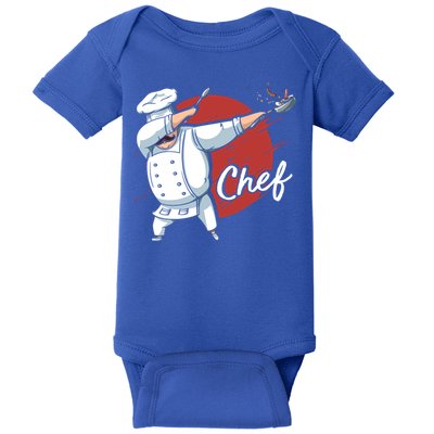 Dabbing Chef Japan Flag Chef Cook Cool Gift Baby Bodysuit