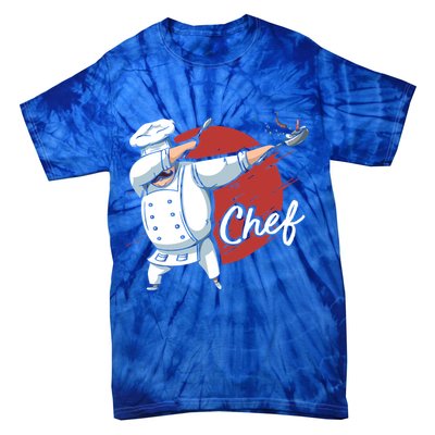 Dabbing Chef Japan Flag Chef Cook Cool Gift Tie-Dye T-Shirt