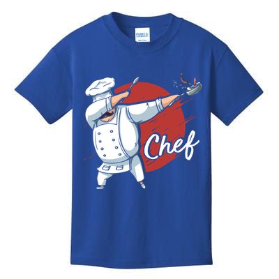 Dabbing Chef Japan Flag Chef Cook Cool Gift Kids T-Shirt