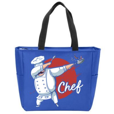 Dabbing Chef Japan Flag Chef Cook Cool Gift Zip Tote Bag
