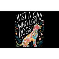 Dog Cute Just A Girl Who Loves Dogs Bumper Sticker