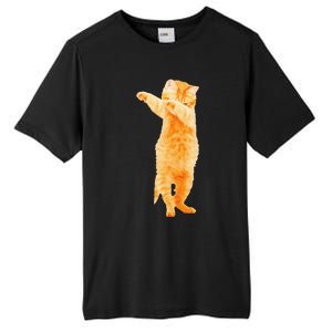 Dabbing Cat Kitten Funny Dab Dance Kitty Funny Gift Tall Fusion ChromaSoft Performance T-Shirt