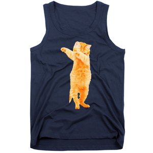 Dabbing Cat Kitten Funny Dab Dance Kitty Funny Gift Tank Top