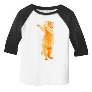 Dabbing Cat Kitten Funny Dab Dance Kitty Funny Gift Toddler Fine Jersey T-Shirt