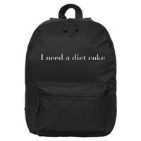 Diet Co Ke 16 in Basic Backpack