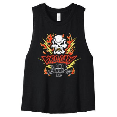 Denzel Curry Kotms Ii King Of The Mischievous South Vol 2 Women's Racerback Cropped Tank