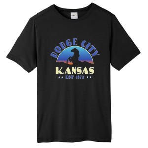 Dodge City Kansas Ks Wild Horse Tall Fusion ChromaSoft Performance T-Shirt