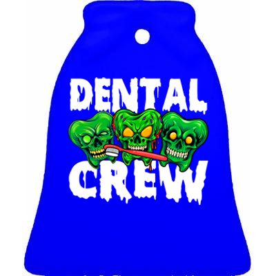 Dental Crew Lazy Halloween Costume Cool Gift Ceramic Bell Ornament