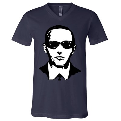 DB Cooper Lives Cooper Shirt Hijacker DB Coope V-Neck T-Shirt