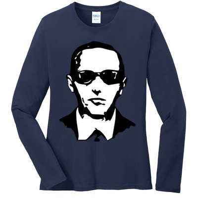 DB Cooper Lives Cooper Shirt Hijacker DB Coope Ladies Long Sleeve Shirt